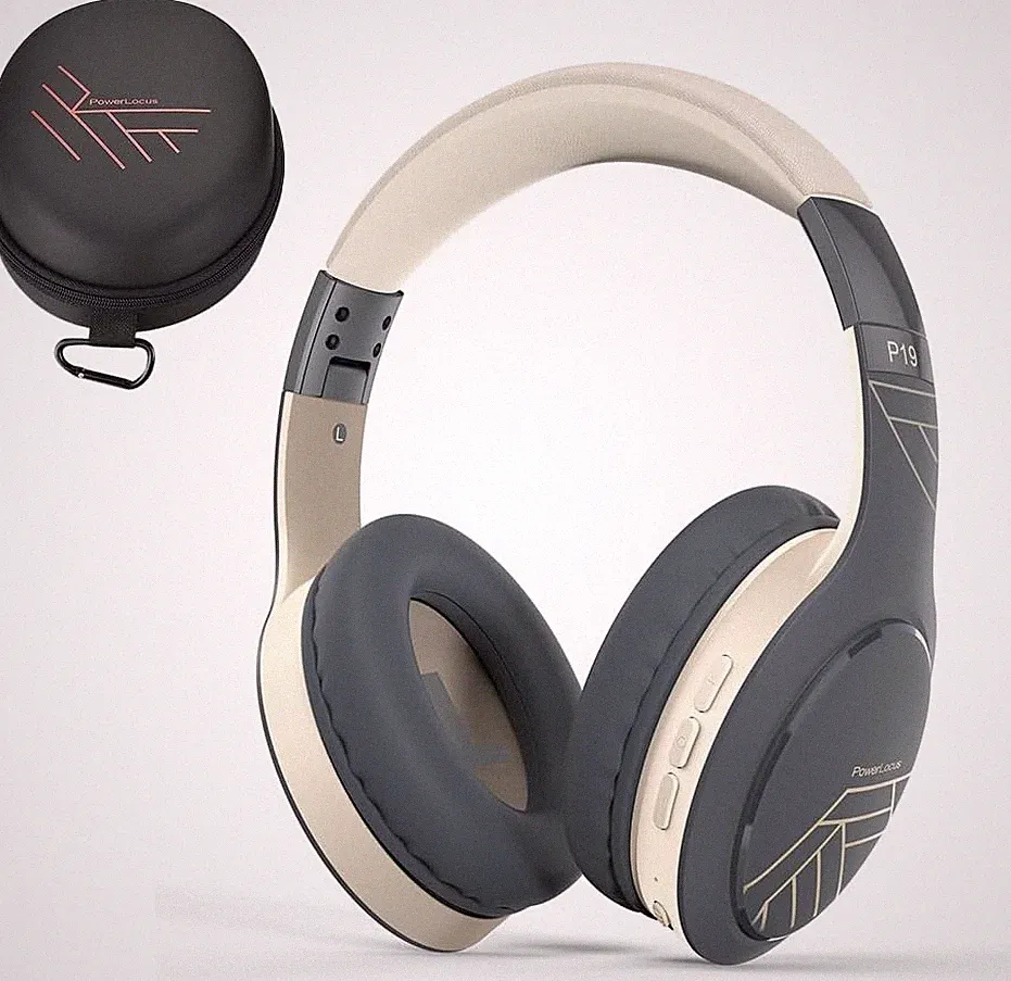 Bluetooth Kopfhörer Over Ear, Kabellos mit 3-EQ modi, 60std. Spielzeit