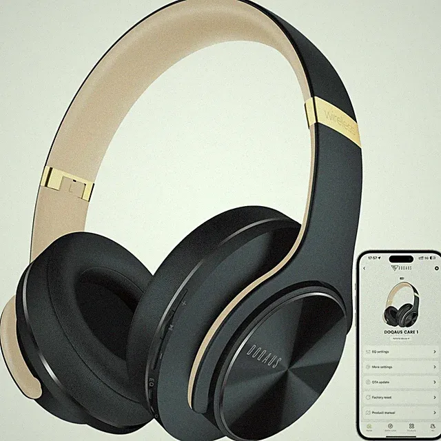 Bluetooth Kopfhörer Over Ear Kabellos mit App Steuerung 90h Akku
