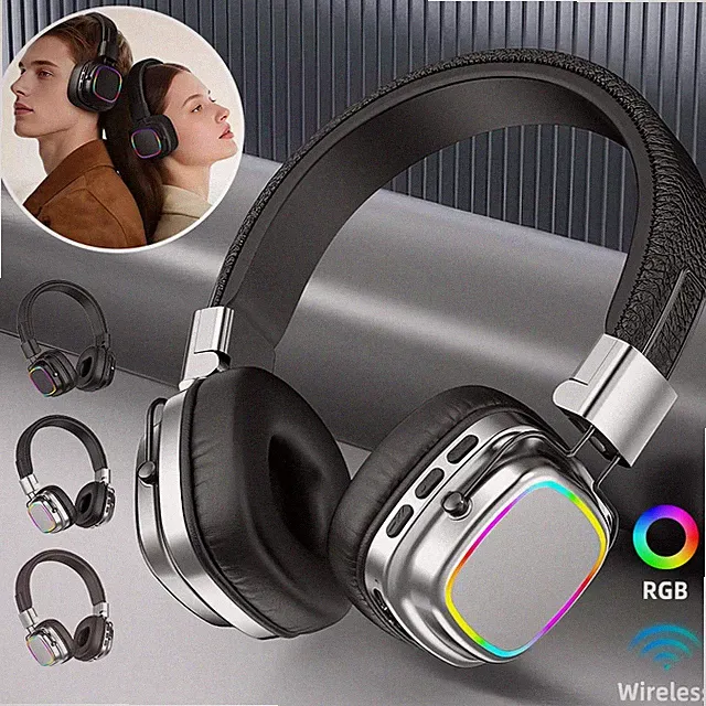 Bluetooth Kopfhörer Over Ear Kabellos mit Drei Modi HiFi Stereo Wireless Headset