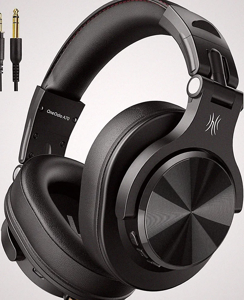 Bluetooth Kopfhörer Over Ear mit 72 Std HiFi Stereo Sound für DJ Handy PC