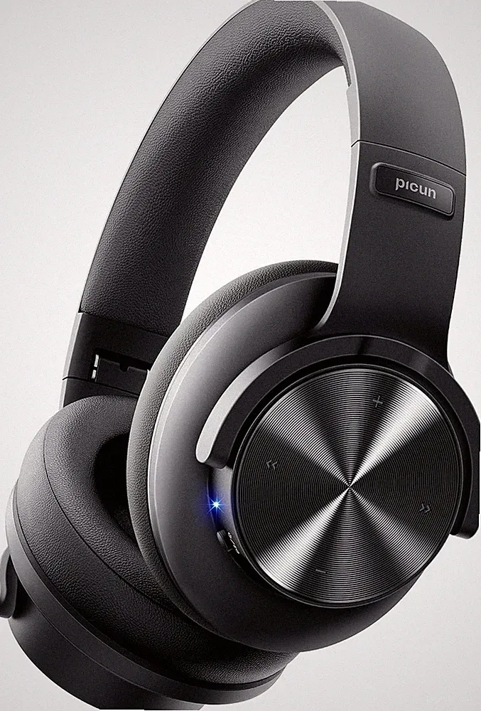 Bluetooth-Kopfhörer Over-Ear Schwarz 120 Stunden Wiedergabe 3 EQ-Modi Reisen