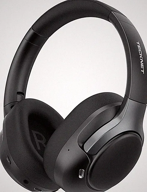 Bluetooth Kopfhörer Over Ear Schwarz Active Noise Cancelling 70 Std.