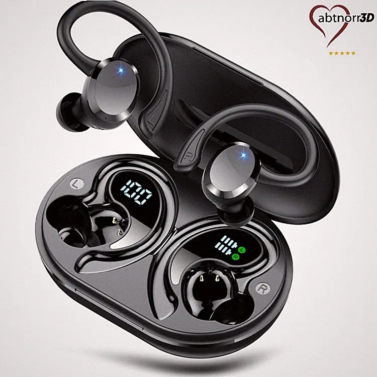 Bluetooth Kopfhörer Q38 Sport, Kabellos 68Std mit ENC Geräuschunterdrückung
