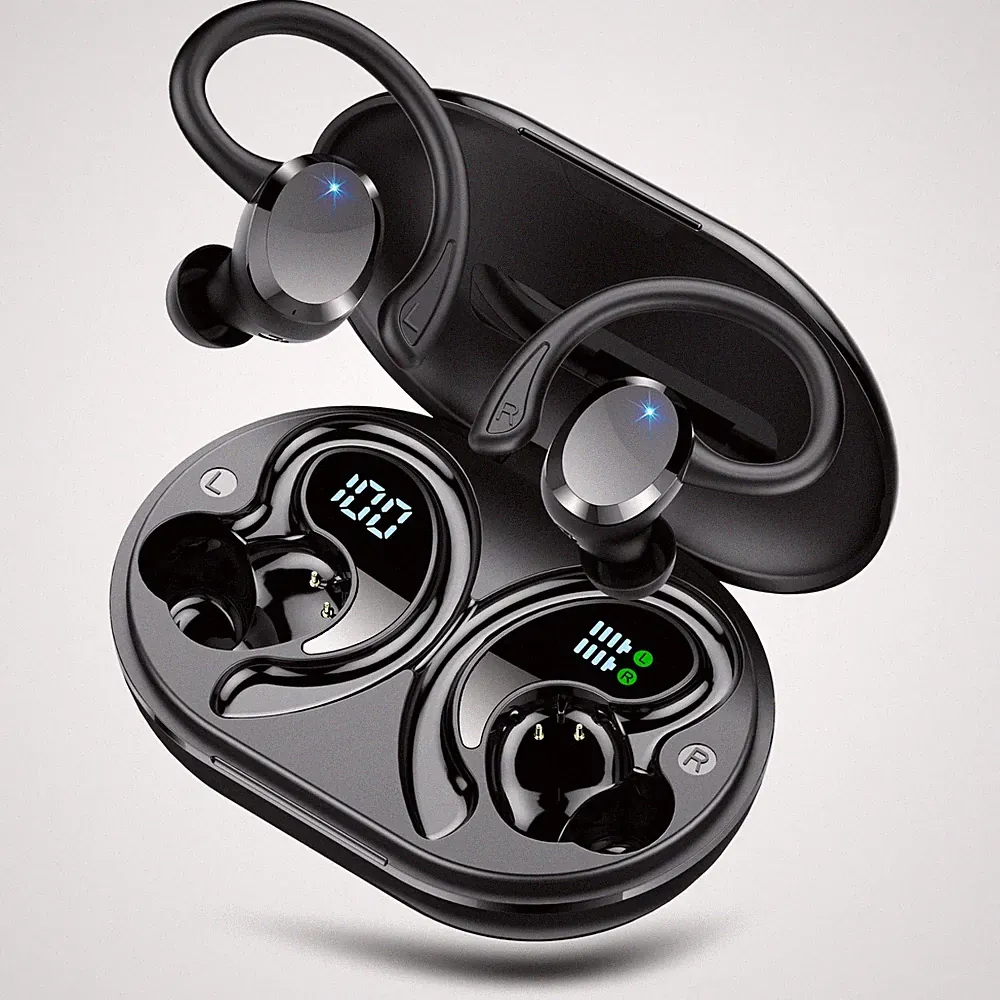 Bluetooth Kopfhörer Q38 Sport mit 68 Std Akku, Hybride Geräuschunterdrückung