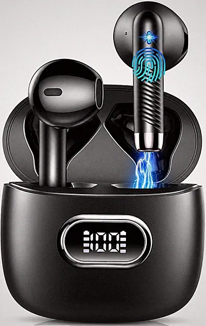Bluetooth Kopfhörer Renimer 50 Std. Earbuds App EQ