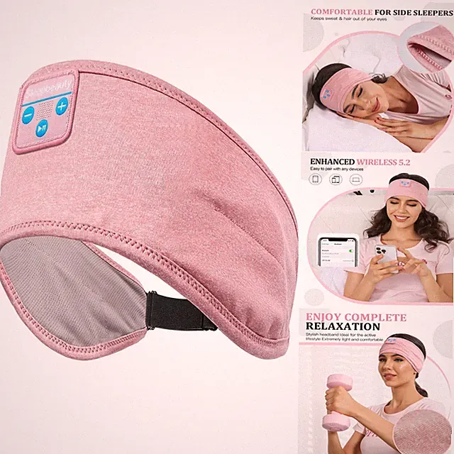 Bluetooth Kopfhörer Schlafmaske 3in1 verstellbar