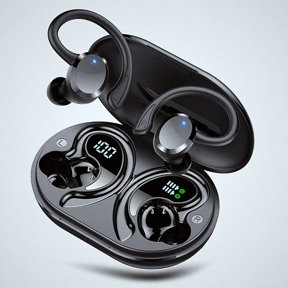 Bluetooth Kopfhörer Sport 5.4 kabellos 68 Std Akku ENC Mikrofon IP7 wasserdicht