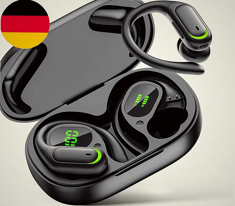 Bluetooth Kopfhörer Sport, 5.4 Stereo in Ear Kopfhörer Bluetooth Mit 60H Spielze