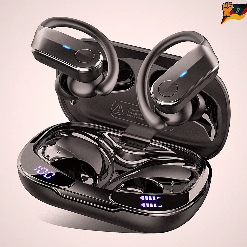 Bluetooth Kopfhörer Sport 70 Stunden Laufzeit In Ear Ohrhörer Bluetooth 5 3