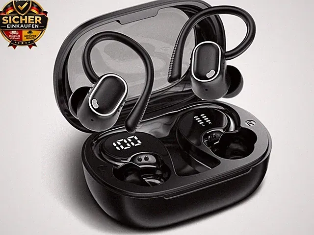 Bluetooth Kopfhörer Sport In Ear, Bluetooth 5.4 Kabellos Kopfhörer mit O