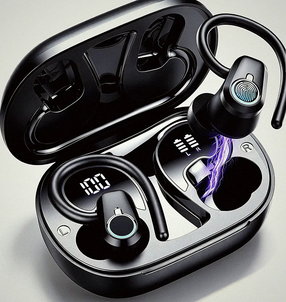 Bluetooth Kopfhörer Sport In Ear IP7 50Std Akkulaufzeit 6 ENC