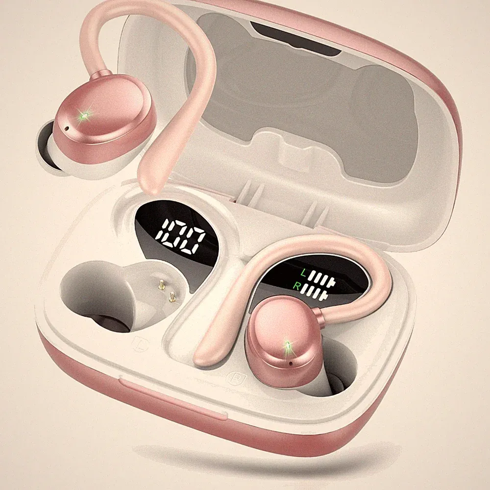 Bluetooth Kopfhörer Sport In Ear kabellos 5.3 HD Mic