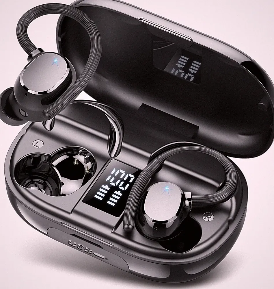Bluetooth Kopfhörer Sport In Ear Kabellos 5.3 IP7 Wasserdicht 128 Std Spielzeit