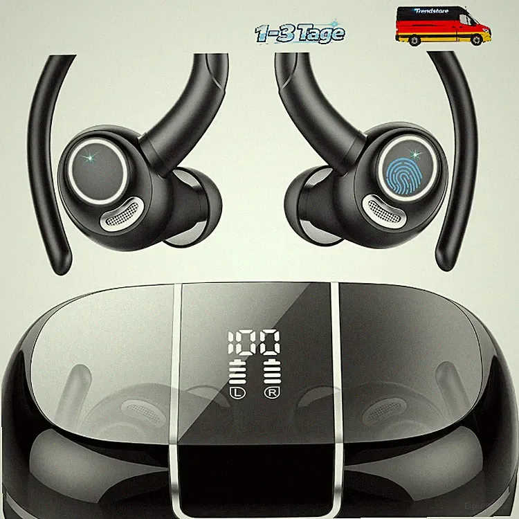 Bluetooth Kopfhörer Sport in Ear Kopfhörer Kabellos Bluetooth mit Ohrbügel