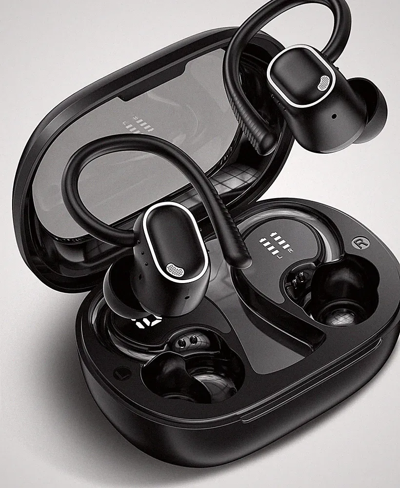 Bluetooth Kopfhörer Sport In Ear mit Ohrbügel, Hi-Fi Stereo, 50 Std Spielzeit, 4