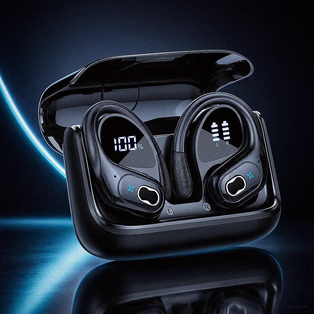 Bluetooth Kopfhörer Sport In Ear Ohrbügel Kabellos Geräuschunterdrückung