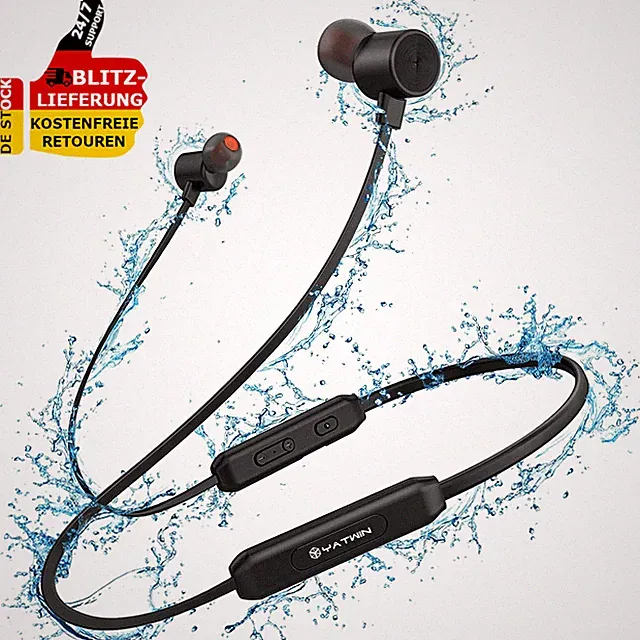 Bluetooth Kopfhörer Sport in Ear Sportkopfhörer 16H Hifi Sound IPX7 Wasserdicht