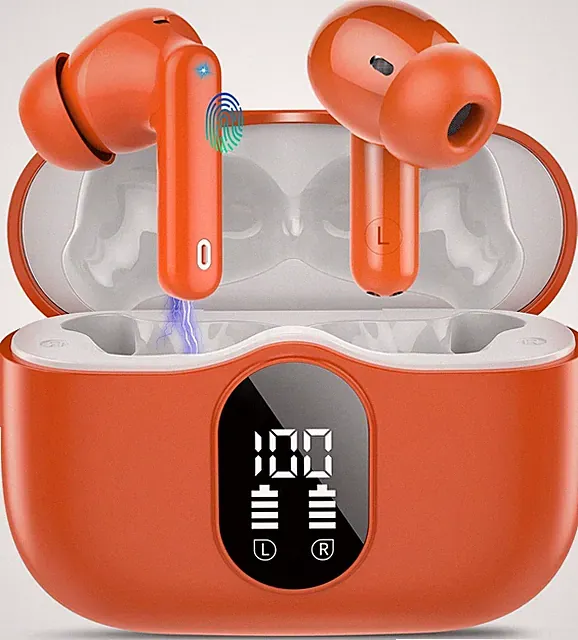 Bluetooth Kopfhörer Sport IP7 wasserdicht 4 Mikrofone 40h Akku In Ear kabellos