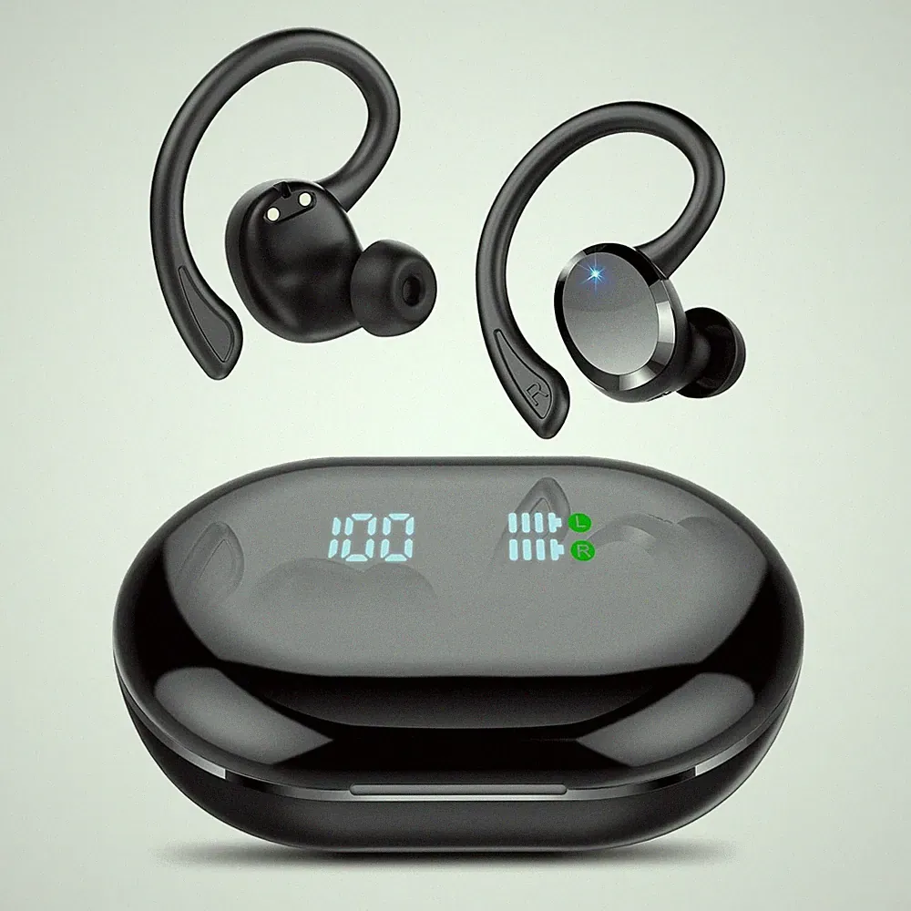 Bluetooth Kopfhörer Sport IP7 Wasserdicht 4 Mikrofone Bass Realistisch Stabil