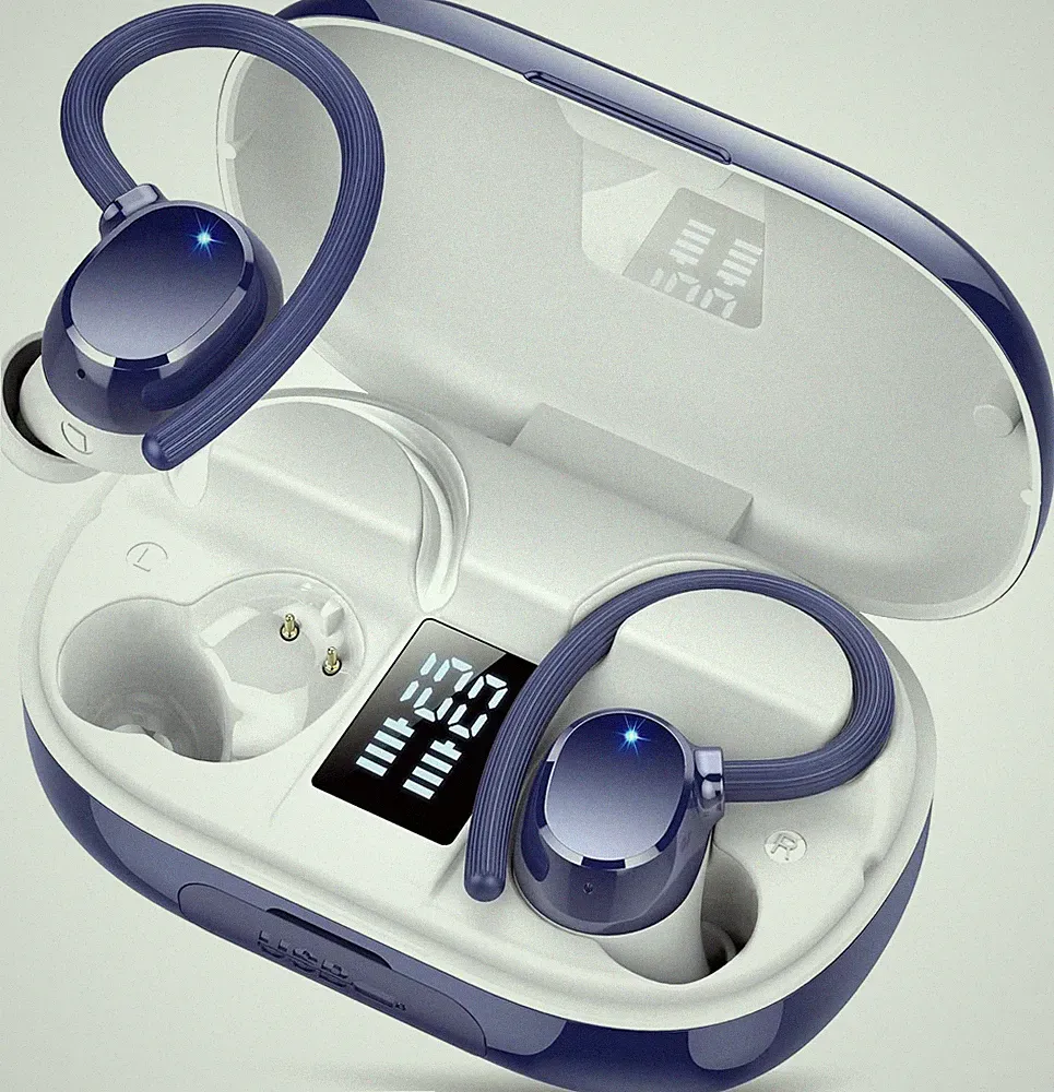 Bluetooth Kopfhörer Sport Kabellos 128Std IPX7 Wasserdicht HiFi Stereo mit Mic