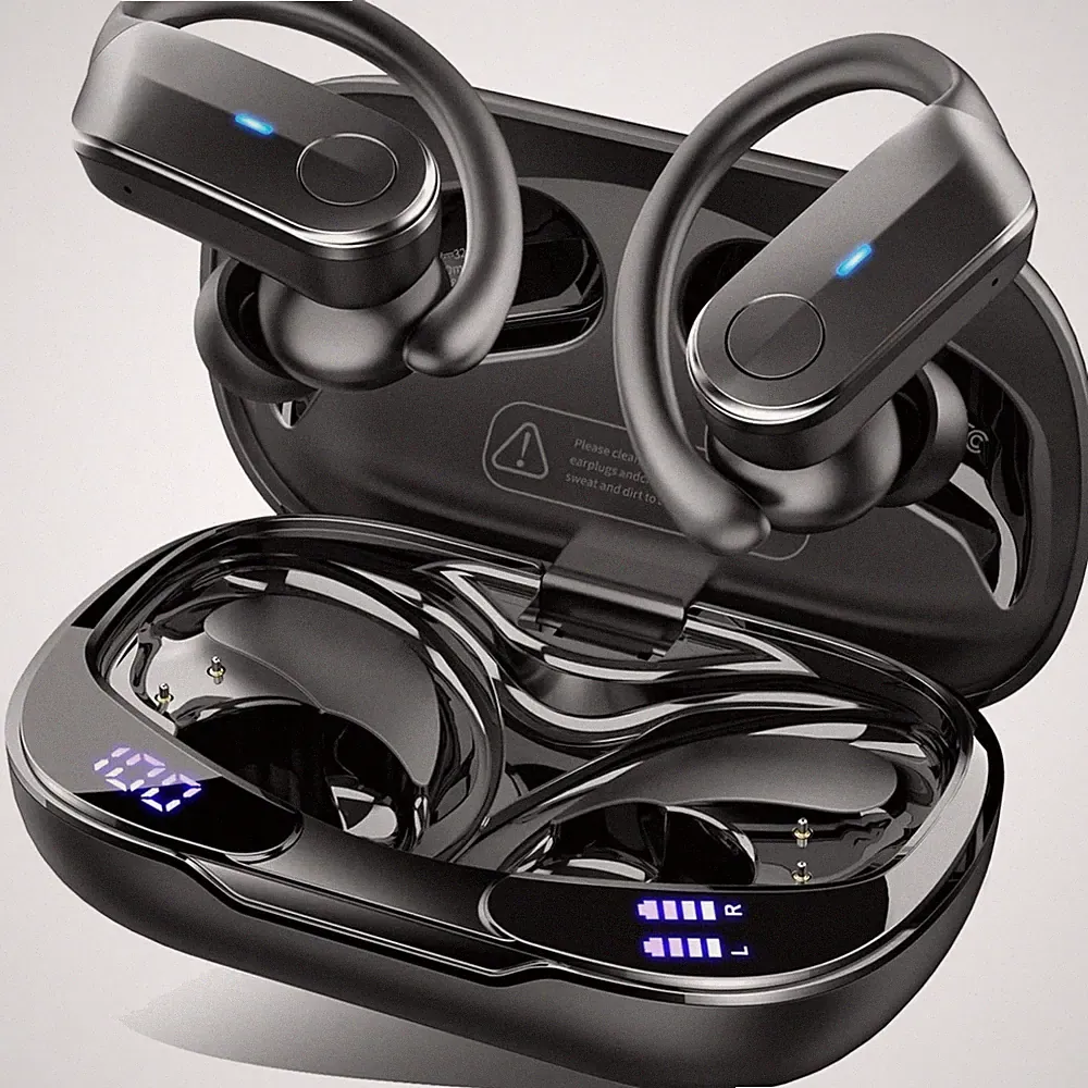 Bluetooth Kopfhörer Sport Kabellos 70H Noise Cancelling