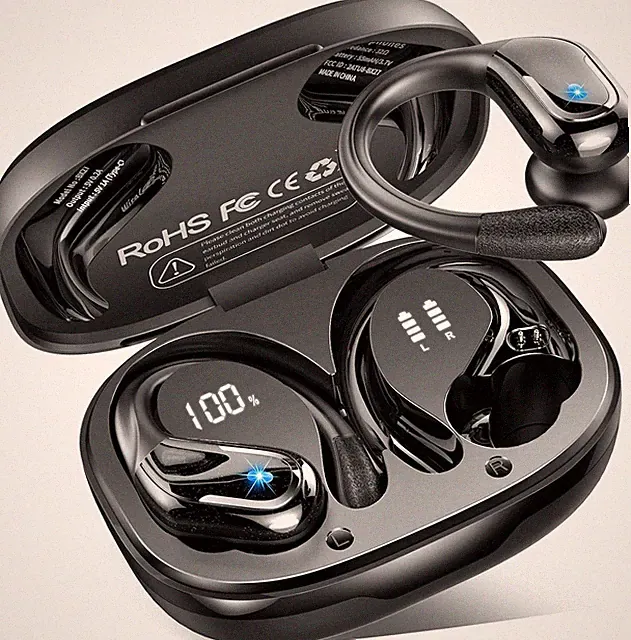 Bluetooth Kopfhoerer Sport kabellos 75 Std Bluetooth 5.4 In Ear Ohrhoerer