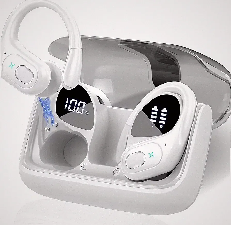 Bluetooth Kopfhörer Sport, Kopfhörer Bluetooth 5.3 mit ENC Mikrofon, IPX7