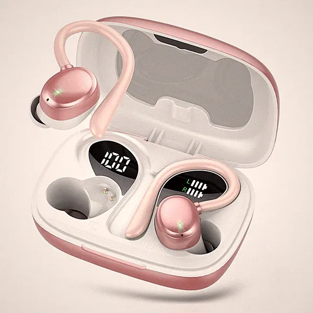 Bluetooth Kopfhörer Sport Kopfhörer Kabellos Bluetooth 5.3 mit HD Mic In Ear