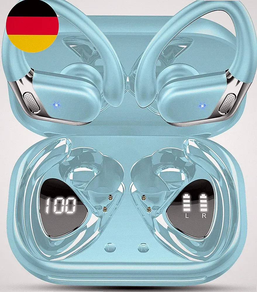 Bluetooth Kopfhörer Sport, Kopfhörer Kabellos Bluetooth 5.4 Mit 4 ENC Noise Canc