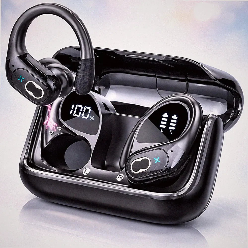 Bluetooth Kopfhörer Sport ,Kopfhörer Kabellos Mikrofon,15Std Spielzel