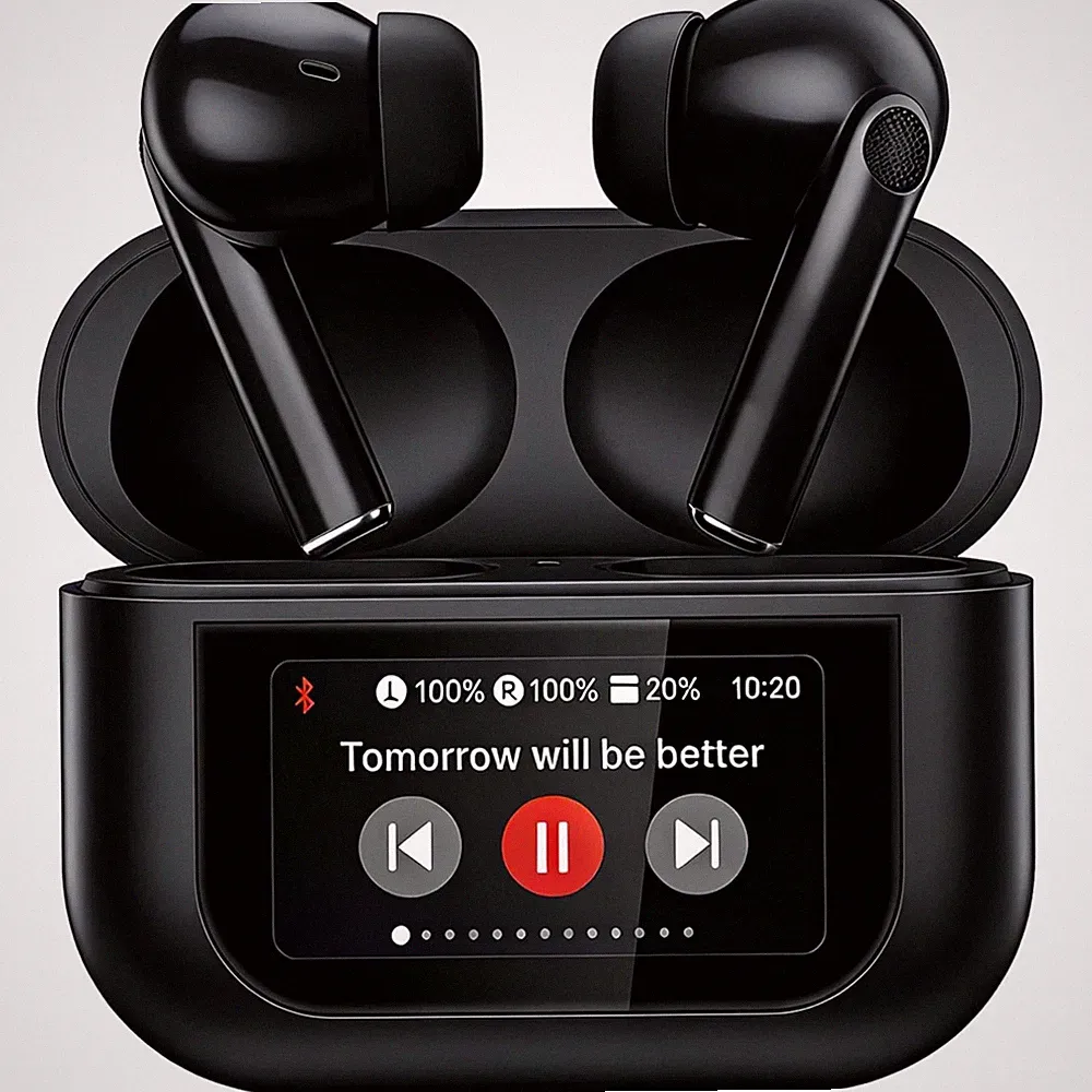 Bluetooth Kopfhörer Wireless In-Ear Touch Screen Noise Cancelling
