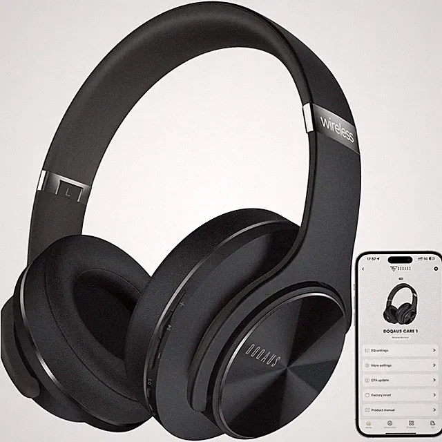 Bluetooth Over-Ear Headphone 52 Std HiFi Foldable 3 EQ Modi