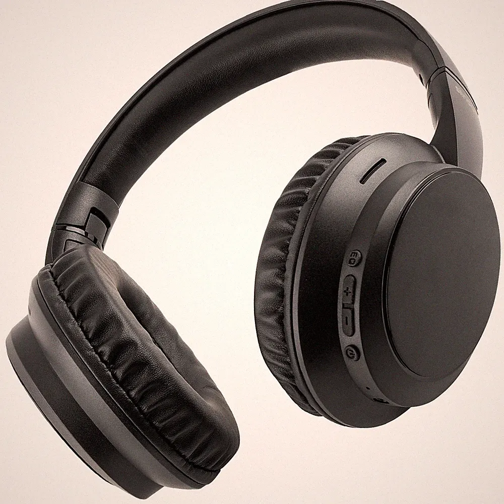 Bluetooth Over Ear Kopfhörer 60h Akku Faltbar Leicht 3 EQ Modi Mikrofon Reise