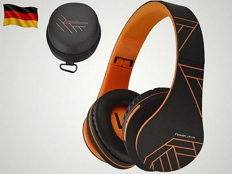 Bluetooth Over-Ear Kopfhörer, Kabellos Stereo Faltbare Kopfhörer Kabellose und K