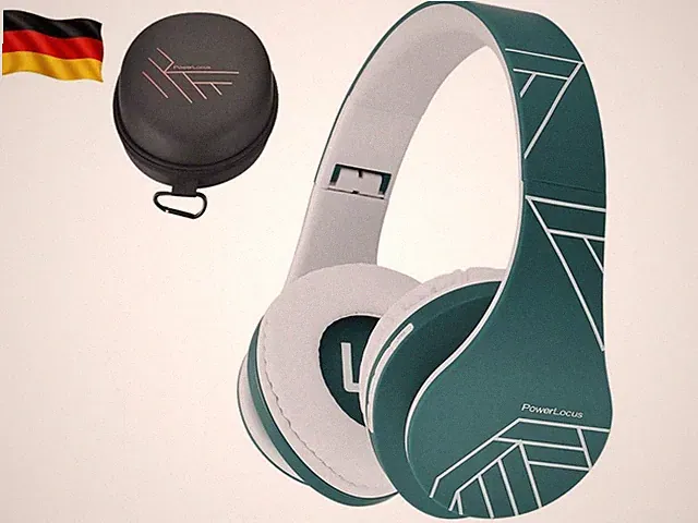 Bluetooth Over-Ear Kopfhörer, Stereo Faltbare Kabellose und Kabel-Kopfhörer mit