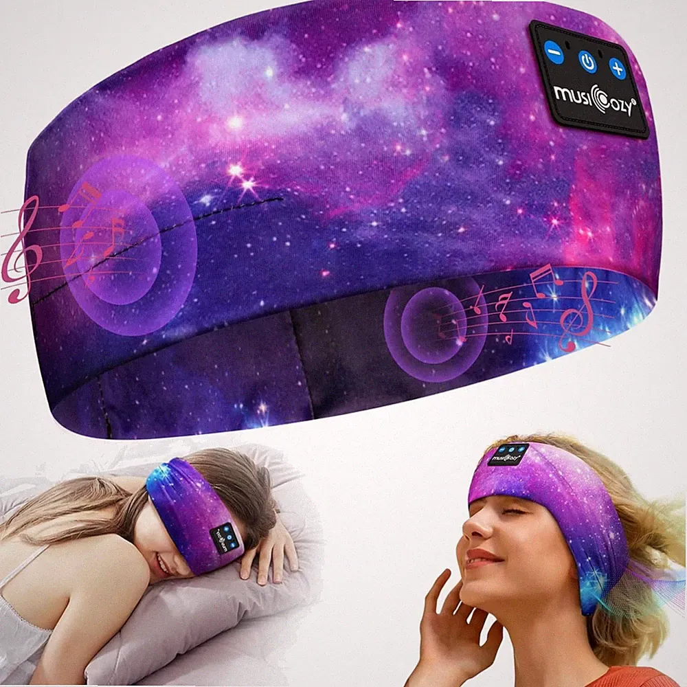 Bluetooth Schlafkopfhörer, Over-Ear, Kabellos, Sport, Lärmschutz, Rosa