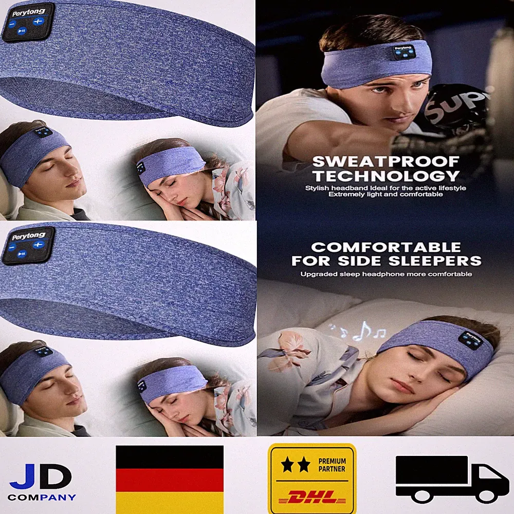 Bluetooth Schlafmaske mit Kopfhörer für Schlafen und Entspannen