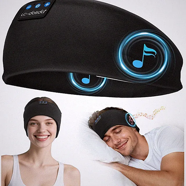 Bluetooth Stirnband 15 Std Playtime HiFi Stereo 4D Stretch