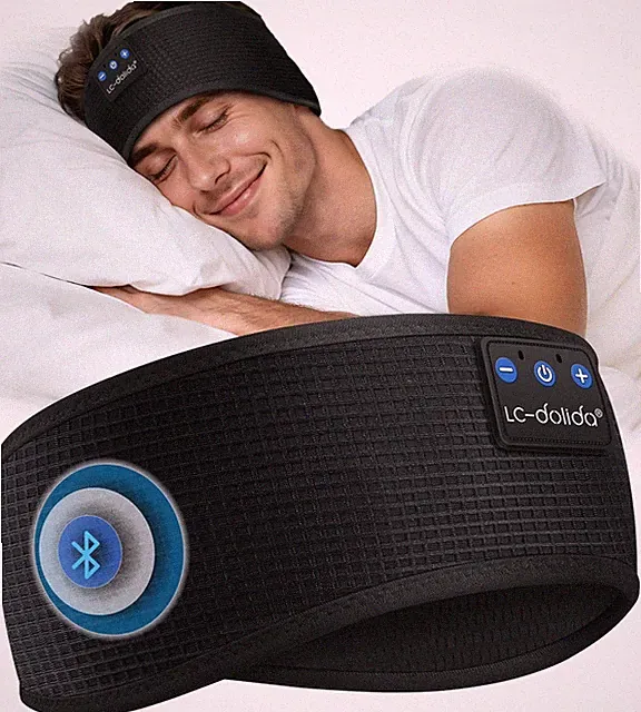 Bluetooth Stirnband Kopfhörer 15 Std Spielzeit HiFi Stereo