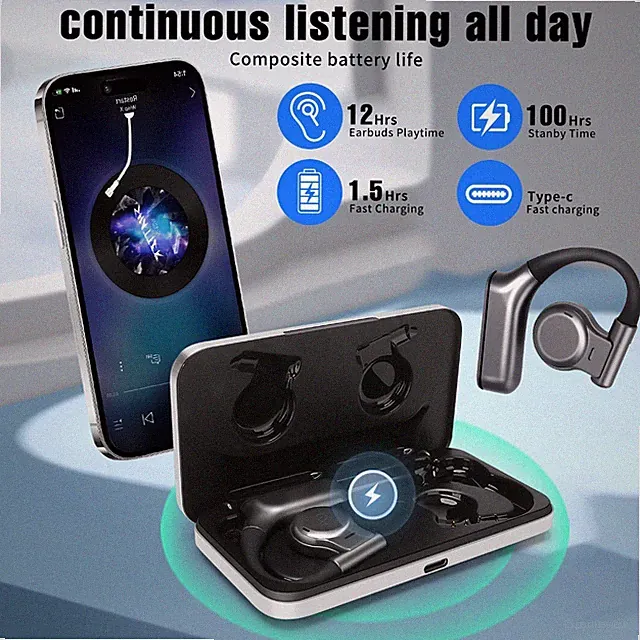 Bluetooth Wireless Over-Ear Kopfhörer Ohrhörer für Samsung S24 FE A16 A55 A35