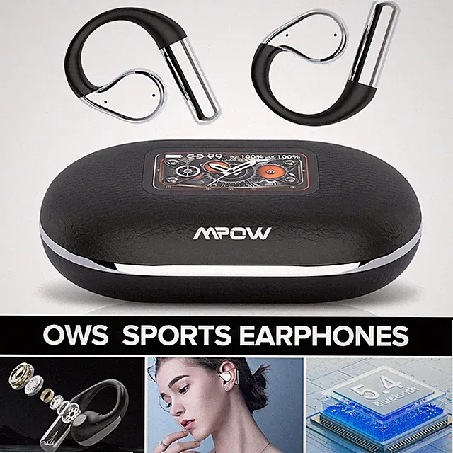 Bluetooth5.4 OWS-Ohrhörer Sport-Kopfhörer Offene HIFI-Kopfhörer 500mAh Für Handy