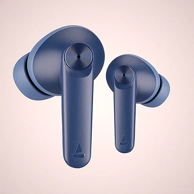 boAt Airdopes Atom 83 Blue True Wireless Earbuds mit bis zu 50 Stunden Spielzeit