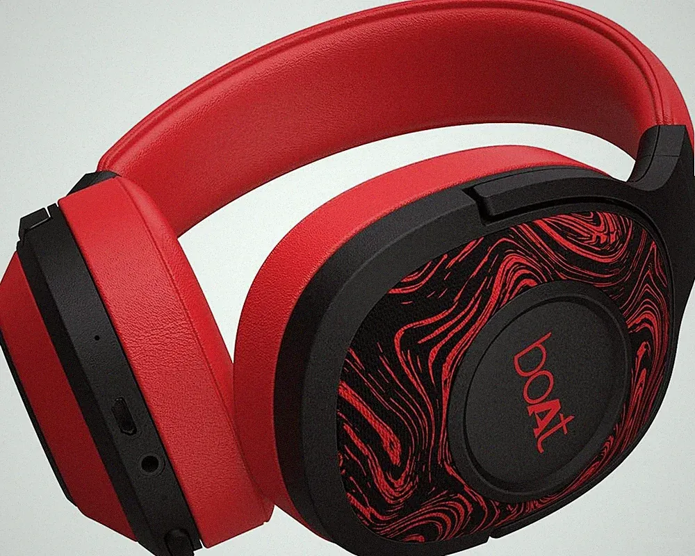 boAt Rockerz 550 Bluetooth-Over-Ear-Kopfhörer mit Mikrofon, bis zu 20 Stunden