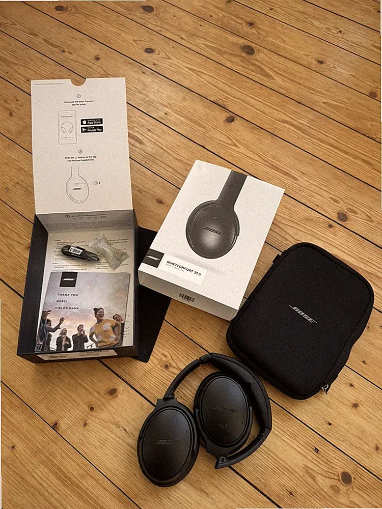 *Bose QuietComfort 35 II* Over-Ear Kopfhörer, leicht defekt, Beschreibung lesen!