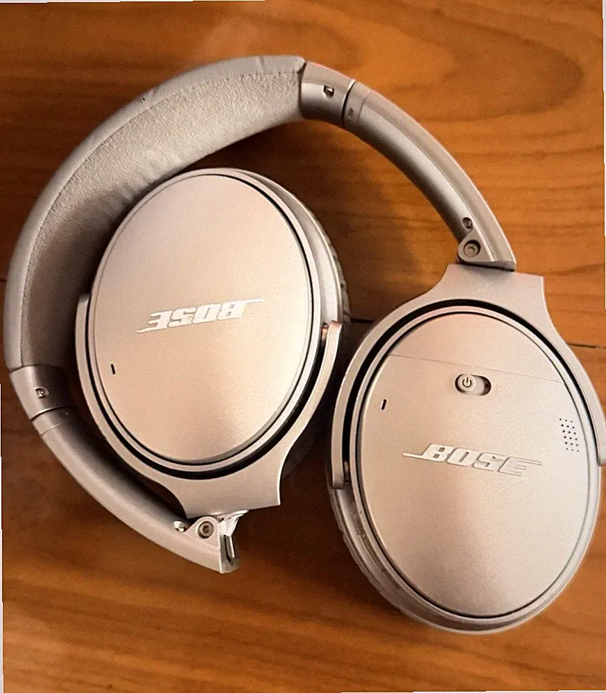 Bose QuietComfort 35 Over-Ear Kopfhörer Bluetooth 3,5mm USB silber mit Case