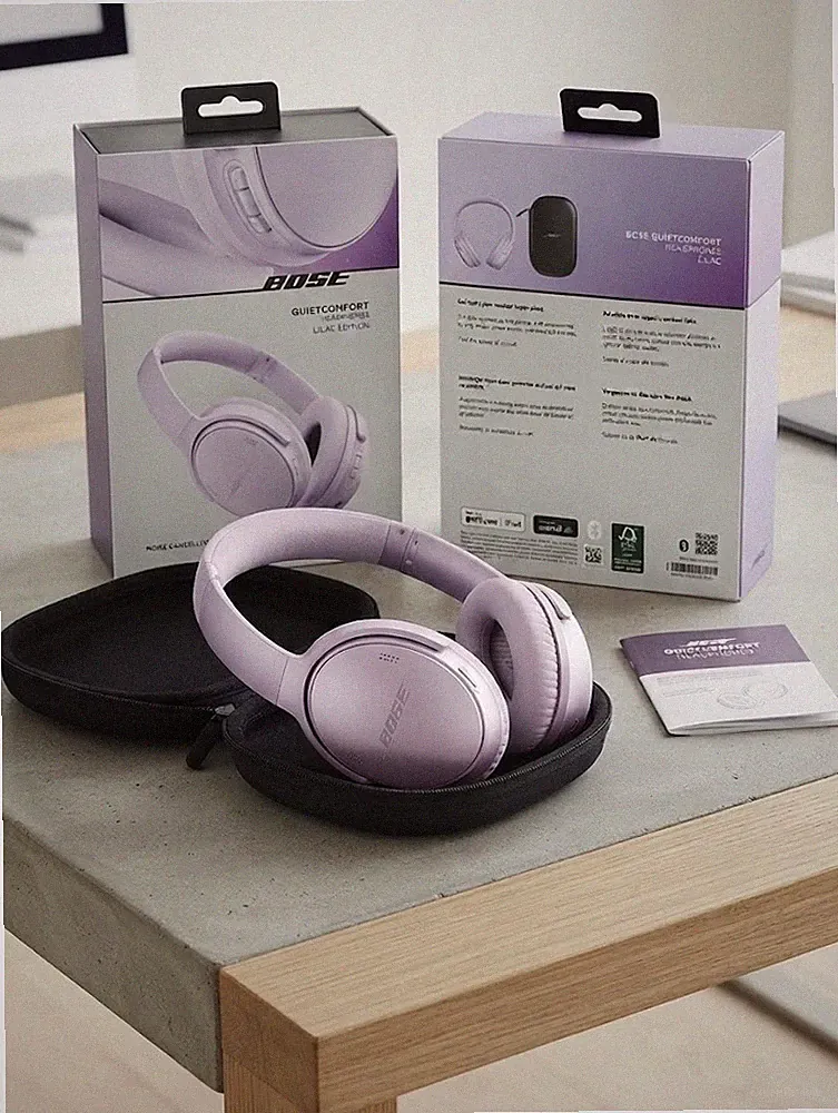 Bose QuietComfort Headphones Hellflieder - Bluetooth Kopfhörer Noise Cancelling