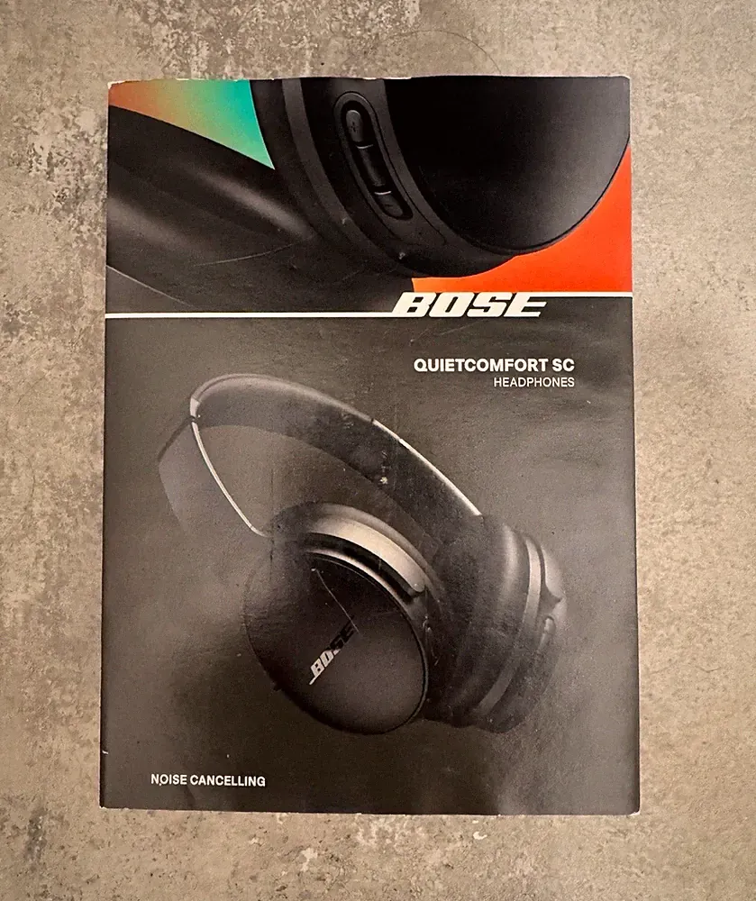 Bose QuietComfort SC Over-Ear Kopfhörer Bluetooth Noise Cancelling Schwarz
