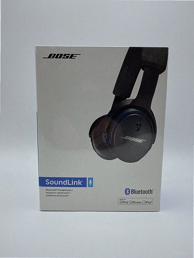 Bose SoundLink On-Ear Wireless Bluetooth Kopfhörer - Schwarz/Blau (714675-0010)