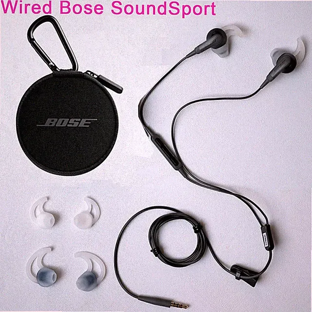 Bose SoundSport for apple Headphones In-ear Wired 3.5mm Jack Charcoal - Black