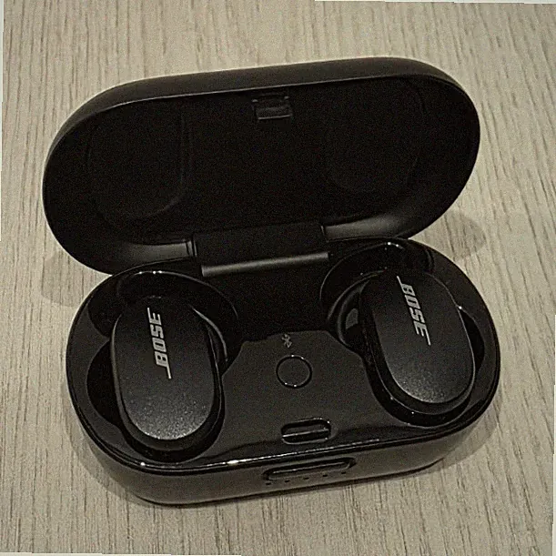 Bose SoundSport Free True Wireless Bluetooth In-Ear Ohrbügel Schwarz Ladecase